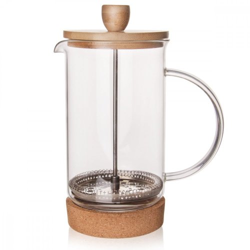 Kanvica sklo/bambus french press Cork 1 l