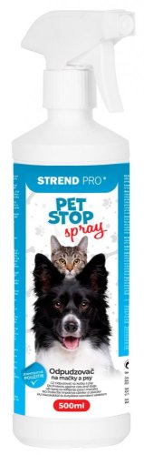 Odpudzovač Strend Pro PET STOP, rozprašovač, 500 ml, prírodný plašič psov, na mačky, na psy, odplašovač, sprej