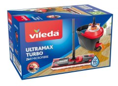 Súprava upratovacia Vileda Ultramax TURBO Microfibre 2v1 mop na podlahy + vedro