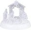 Dekorácia MagicHome Vianoce, betlehem, 7x LED, 3xAAA, akryl, 19,5x14x17,5 cm