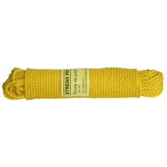 Šnúra na prádlo Cloth-Line L-20 m/4 mm, PE, žltá