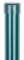 Stĺpik Strend Pro METALTEC, 38/2200/1,25 mm, zelený, okrúhly, čiapočka, Zn+PVC, RAL6005