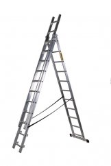 Rebrík Strend Pro DW 3x11, Alu, EN 131 max. 6.52 m
