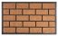 Rohožka MagicHome RBC 124, pred dvere, Brickwall, 45x75 cm, guma/kokos