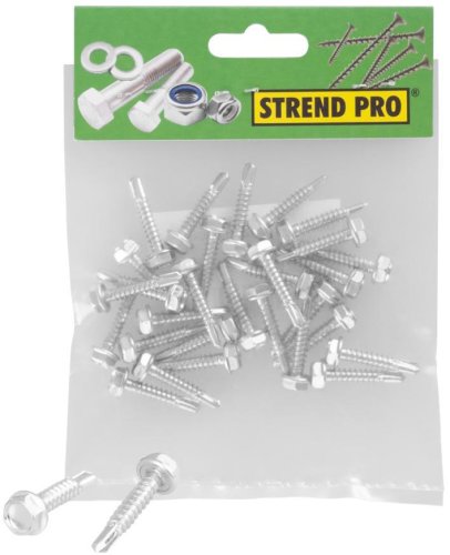 Skrutka Strend Pro PACK DIN 7504K M04,8x19, TEX, vrut do kovu, šesťhranná, bal. 30 ks