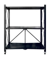 Regál Racks RAW3T, kovový, 3 police, 0870x720x340 mm, max. 50 kg/polica, prenosný, na kolieskach