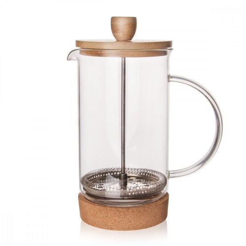 Kanvica borosil. sklo/bambus french press Cork 0,75 l