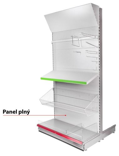 Panel Racks H05 950x400x0.6 mm plný *M*