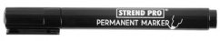 Značkovač Strend Pro Permanent, čierny, Sellbox 12 ks