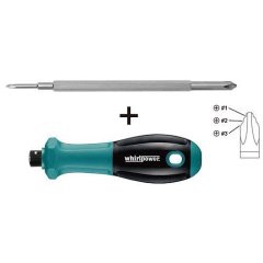 Skrutkovač Whirlpower® 96-8402, 1/4", 150 mm, QuickBit, 4in1