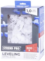 Medzerník Strend Pro LS230T, nivelačný, pod obklad, 1.0 mm, bal. 300 ks, plast biely