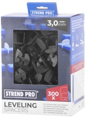 Medzerník Strend Pro LS230T, nivelačný, pod obklad, 3.0 mm, bal. 300 ks, plast čierny