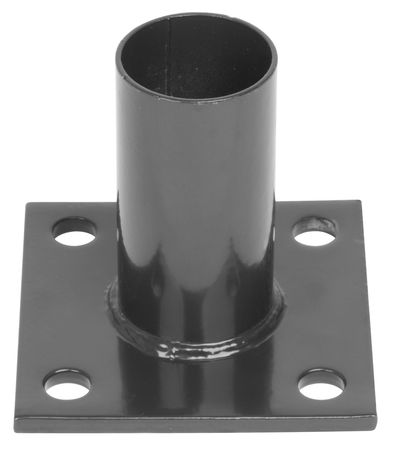Pätka Strend Pro METALTEC, pre okrúhly stĺpik 48 mm, antracit, na ukotvenie, RAL7016