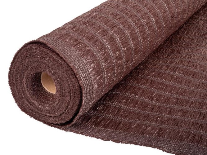 Tkanina tieniaca BrownDecor W101, 2,0x50 m, UV, 230 g/m2, 95% hnedá