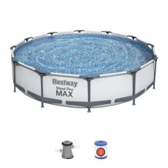 Bazén Bestway® Steel Pro MAX, 56416, kartušová filtrácia, 366x76 cm