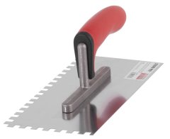 Hladítko Strend Pro Premium BRAVO RED SoftHand, , 270x130 mm, 0,7 mm, e4 mm, nerez