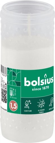 Náplň Bolsius Gravelight RP15, 34 h, 107 g, 50x120 mm, do kahanca, parafín