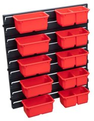 Boxy QBRICK® Organizer náhradný, ONE Organizer M/L, 11 dielna sada, na stenu