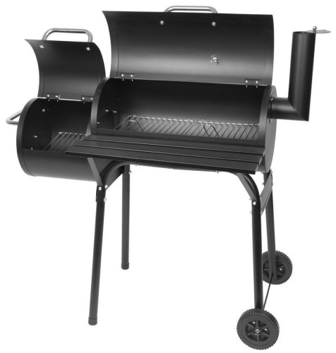 Gril Strend Pro Porter, BBQ, na drevené uhlie, 2v1 - grilovanie a údenie, 1100x650x1150 mm