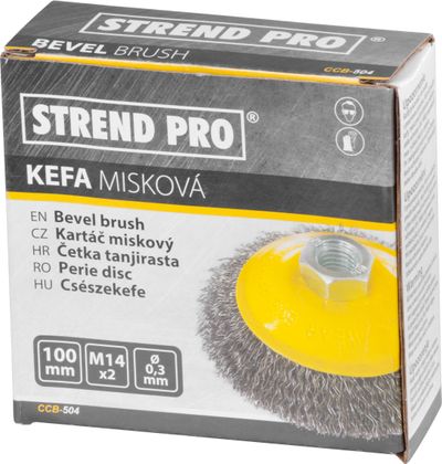 Kefa Strend Pro CCB-504 100 mm, okružná, misková, vlnitá, M14x2, drôt 0.3 mm