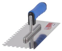 Hladítko Strend Pro Premium, BLUE SoftTouch, 270x130 mm, e10 mm, nerez