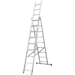 Rebrík Strend Pro DP 3x6, Alu, EN 131 max. 3.71 m, BASIC