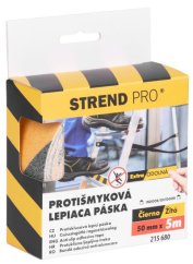 Páska Strend Pro, lepiaca, protišmyková, extra odolná, čierno/žltá, 50 mm x 5 m