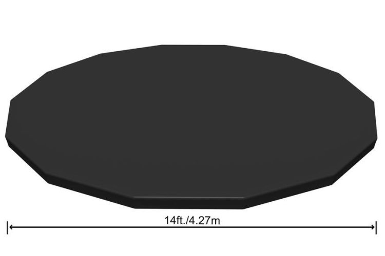 Plachta Bestway® FlowClear™, 58248, čierna, bazénová, 427 cm