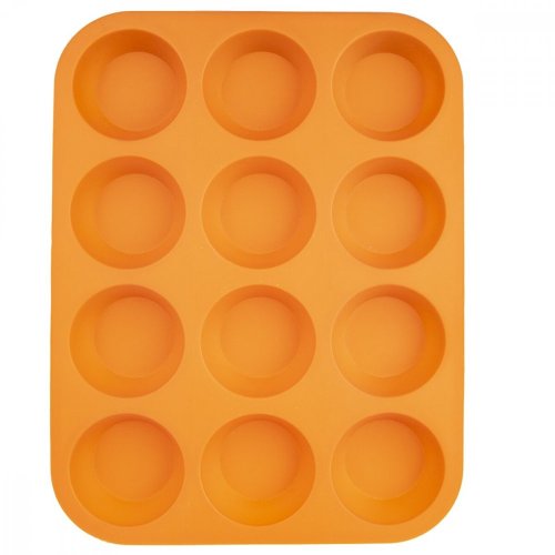 Forma silikón muffiny 12 oranžová
