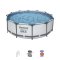 Bazén Bestway® Steel Pro MAX, 56418, kartušová filtrácia, rebrík, 366x100 cm
