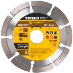 Kotúč Strend Pro 521A, 115 mm, diamantový, segment