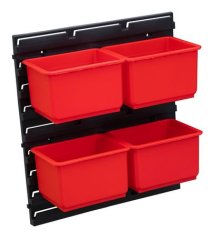 Boxy QBRICK® Organizer náhradný, ONE200, Organizer XL, TWO 5 dielna sada, na stenu