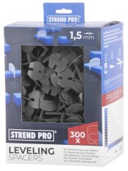 Medzerník Strend Pro LS230T, nivelačný, pod obklad, 1.5 mm, bal. 300 ks, plast sivý