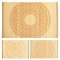 Prestieranie bambus/polyes. MANDALA 44,5x30 cm mix