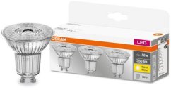 Žiarovka OSRAM® BASIC LED GU10 50 (ean8392) 36° 4,3W/840 4000K MULTIPACK, sklo, Star CLASSIC